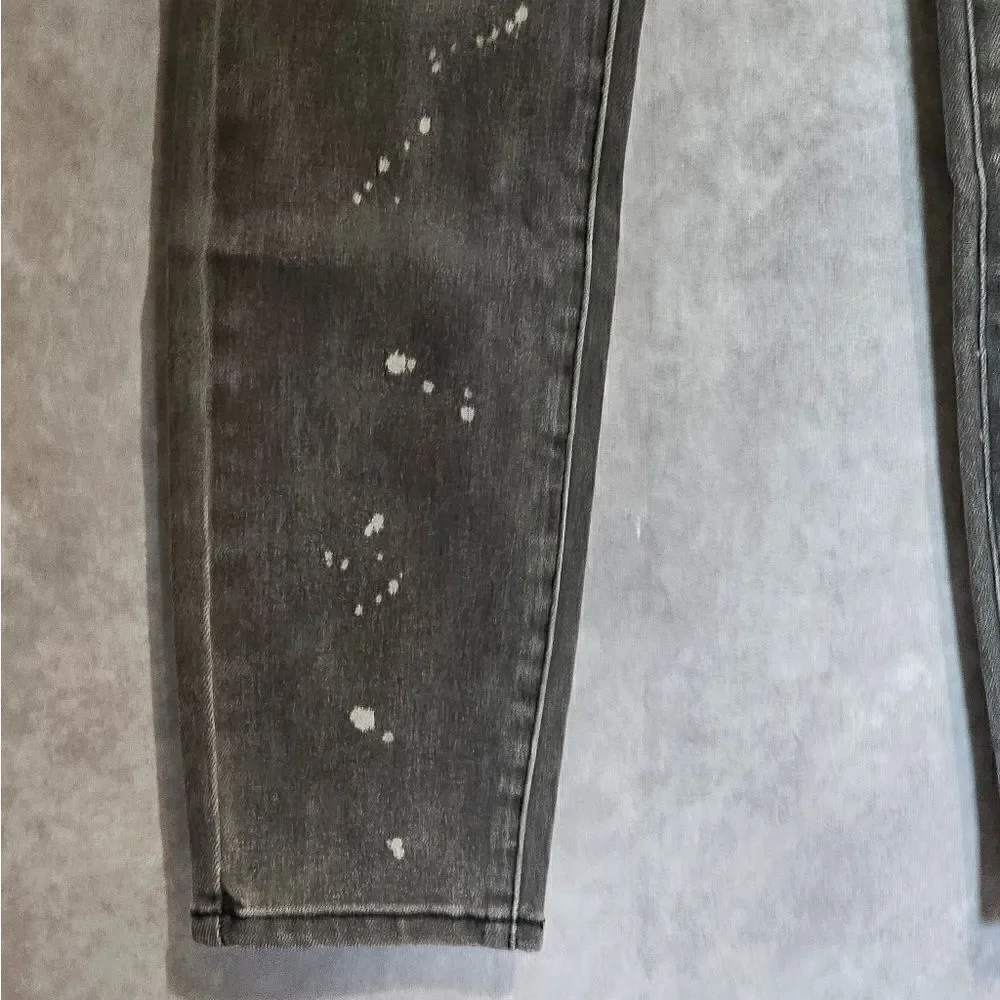 ‎Sandrine Rose x Free People Slim Denim Polkadot Jeans Size 24 - Picture 3 of 4